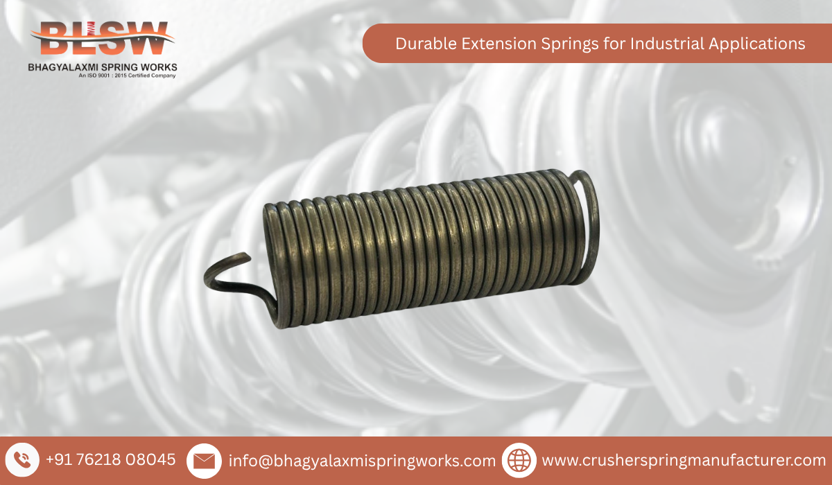 Durable Extension Springs for Industrial Applications
